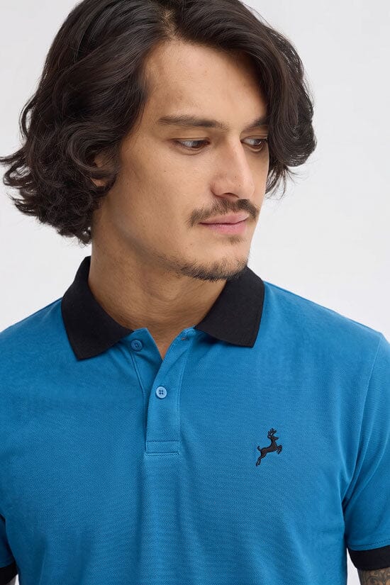 Men's Deer Pique Lycra Minor Fault Polo Shirt