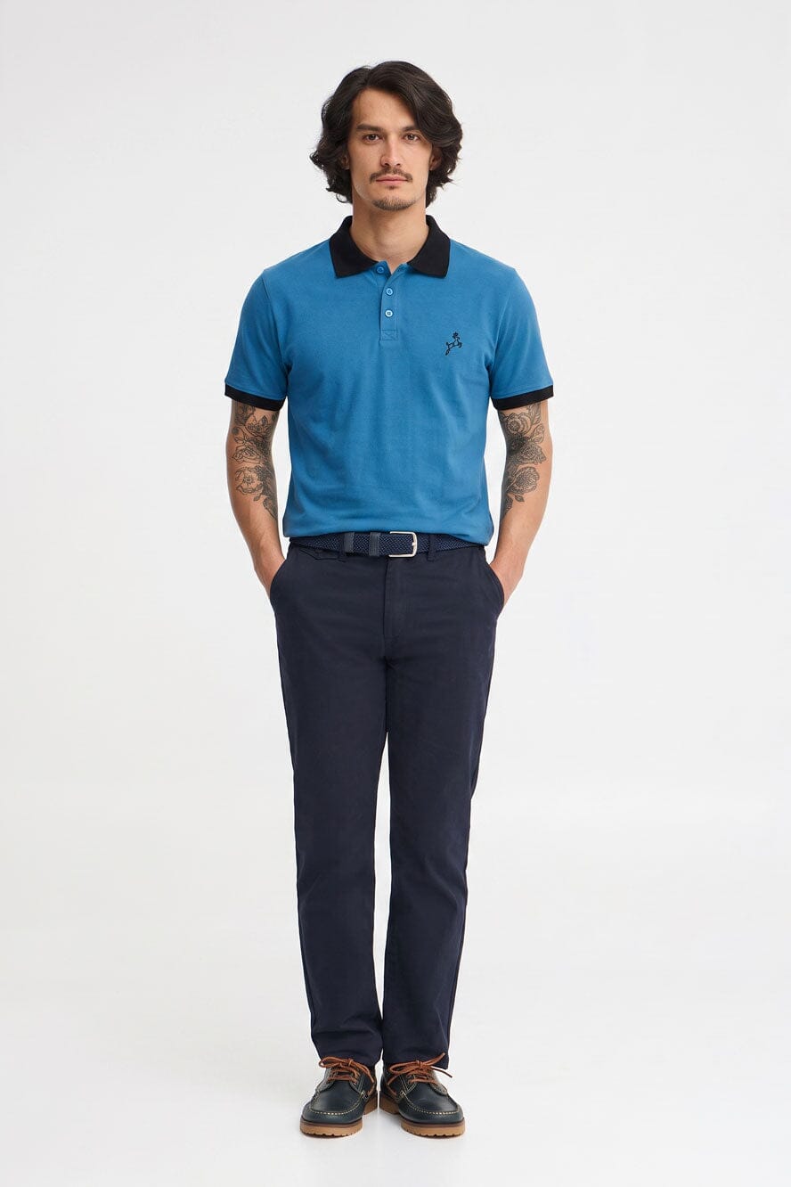 Men's Deer Pique Lycra Minor Fault Polo Shirt