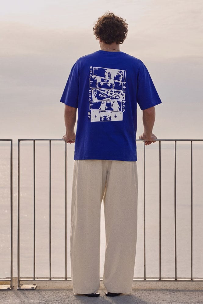Polo Republica Men's Naruto Loose Fit Tee Shirt