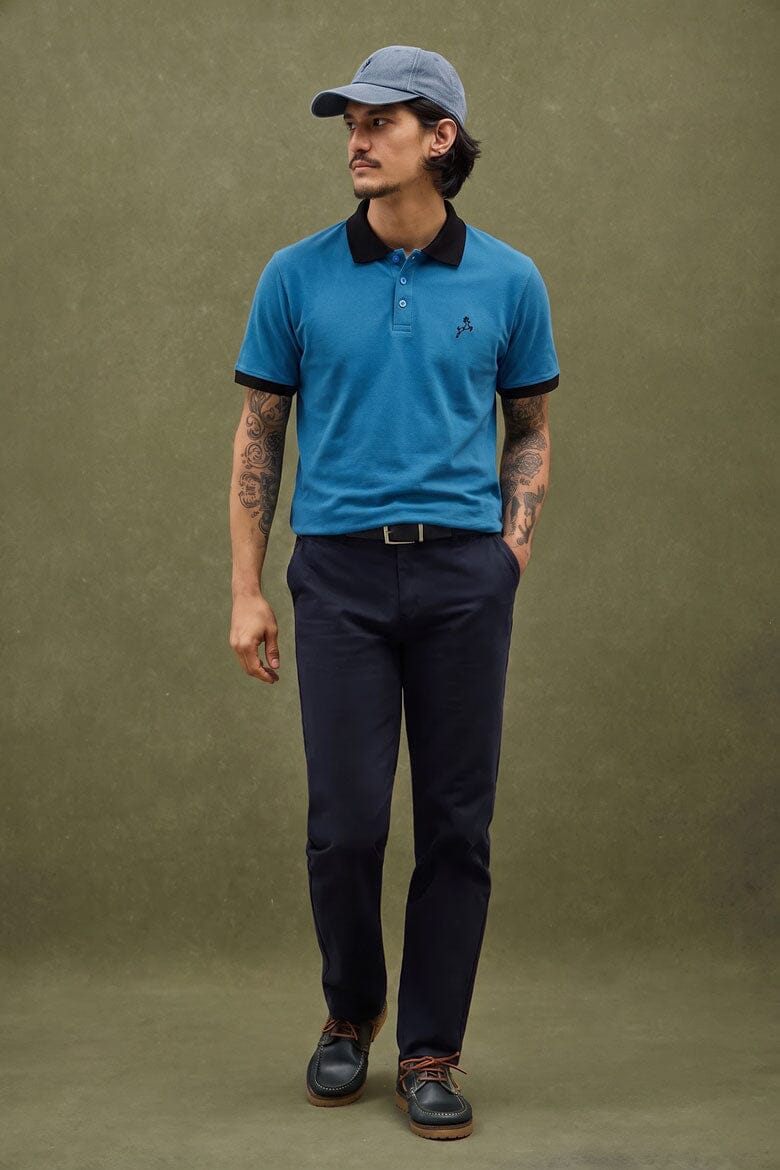 Men's Deer Pique Lycra Minor Fault Polo Shirt