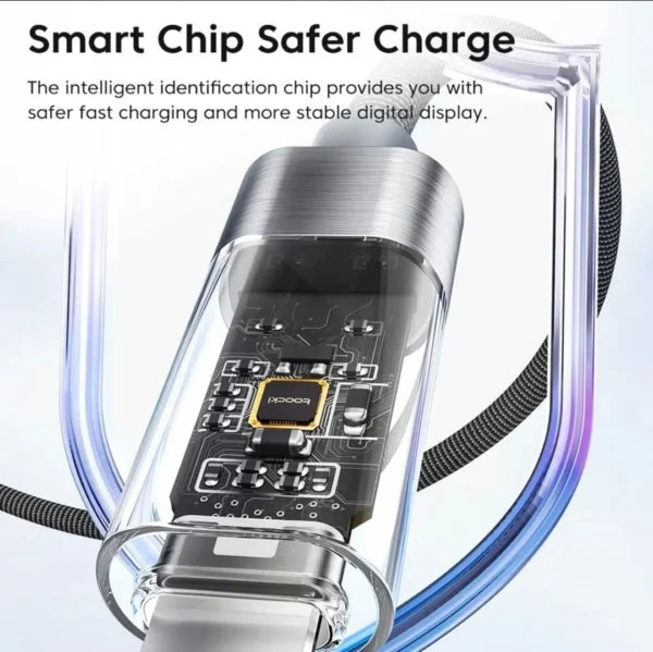 Toocki 20W PD USB-C to iPhone Cable (2M) with Display
