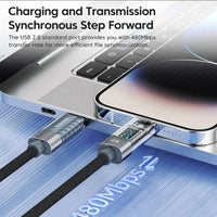 Toocki 20W PD USB-C to iPhone Cable (2M) with Display