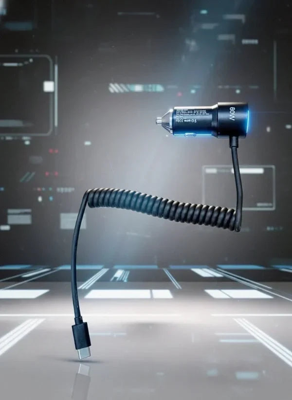 IFCAT 3 in 1 60W Super Fast Charging PREMIUM Car Charger