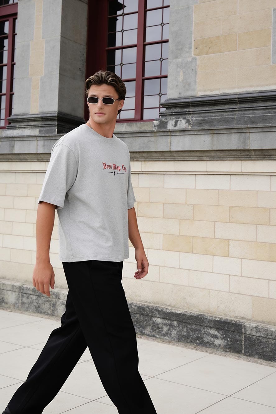 Polo Republica Men's Devil May Cry Oversized Tee Shirt