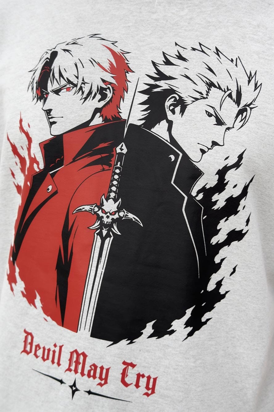 Polo Republica Men's Devil May Cry Oversized Tee Shirt