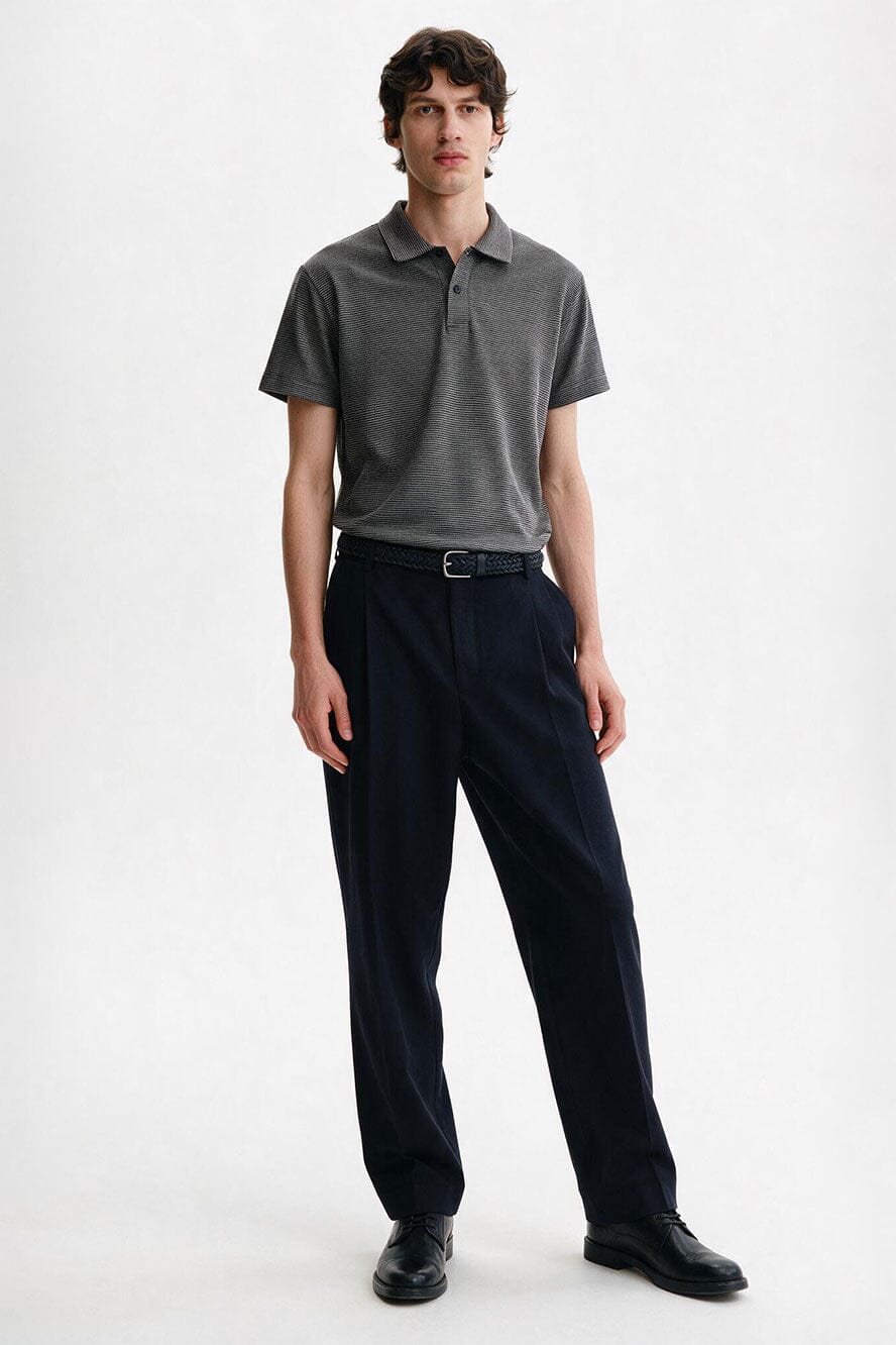 USQUARED Men's Jacquard Jersey Polo Shirt