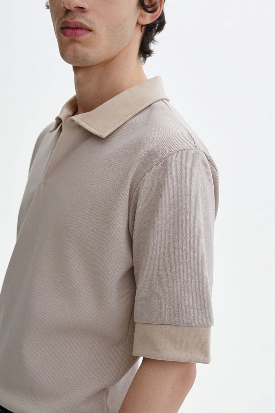 Polo Republica Men's Rib Polo Shirt