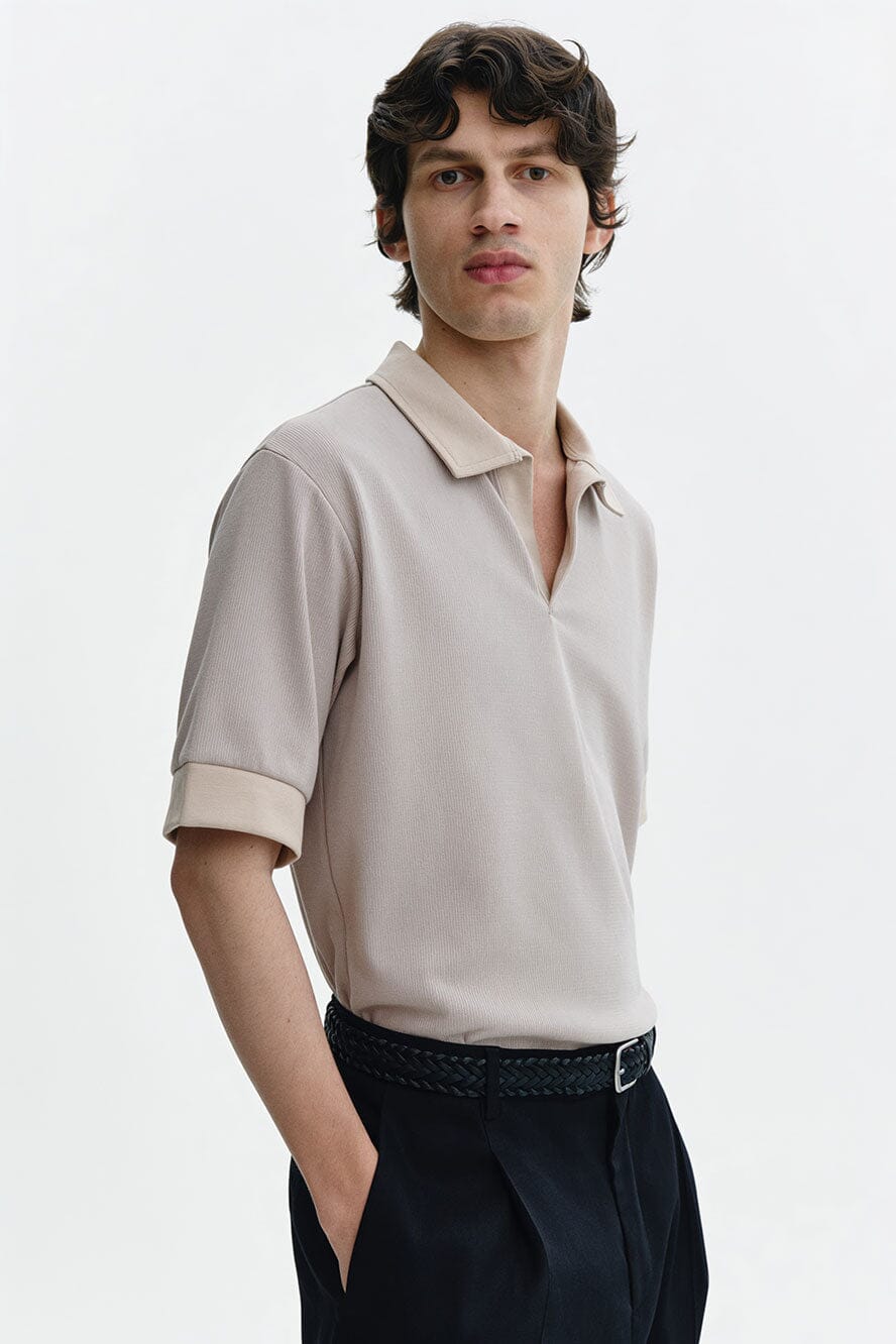 Polo Republica Men's Rib Polo Shirt